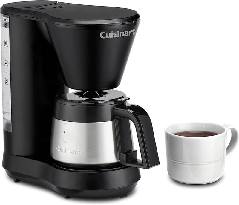 Cuisinart 5-Cup Coffee Maker with Stainless Steel Carafe