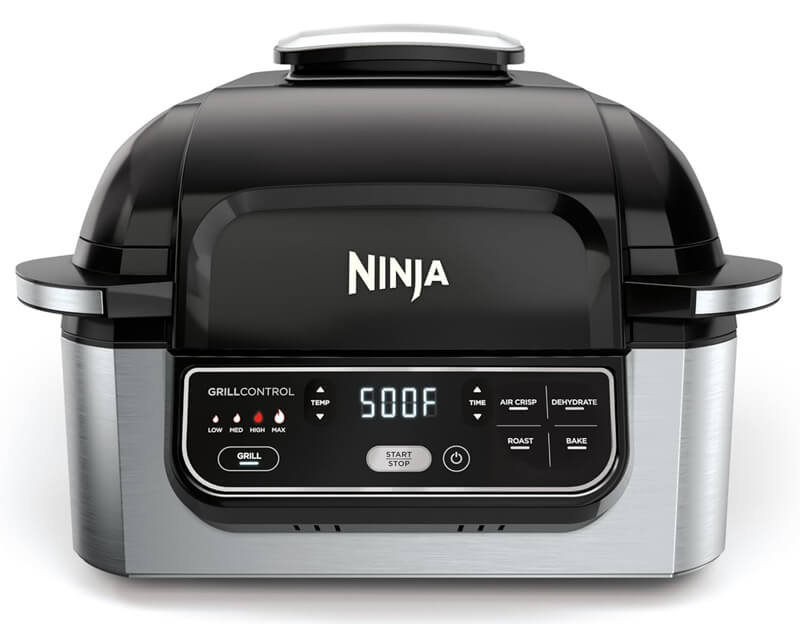 Ninja Foodi Compact air fryer on small apartment counter