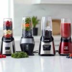 Five best compact blenders for small kitchens on counter including Ninja Fit, NutriBullet, BLACK+DECKER, KOIOS, and Magic Bullet