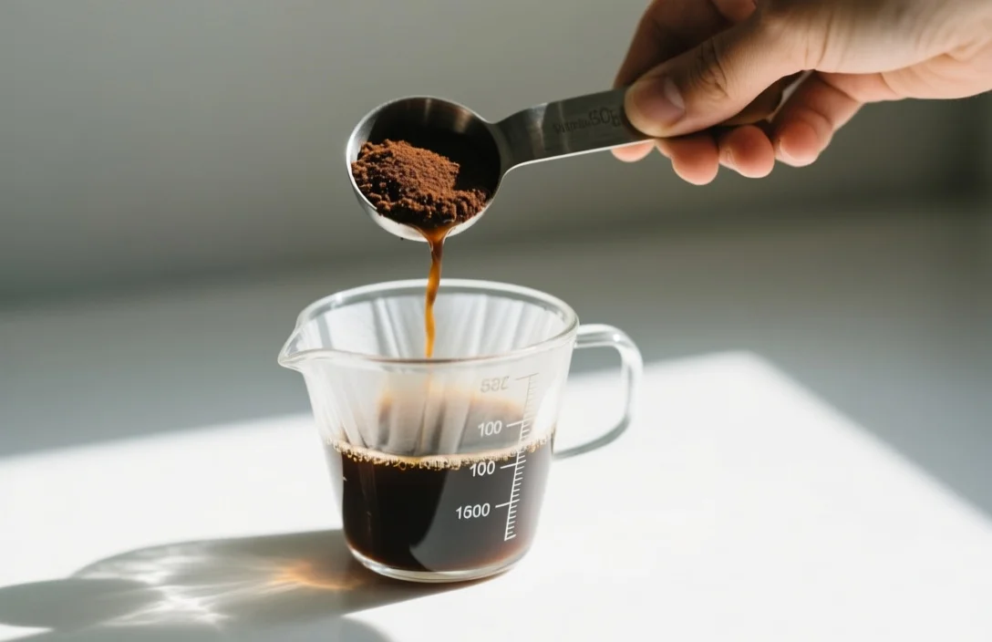 Adjusting coffee measurements for different brewing methods - how many tablespoons of ground coffee per cup of water​