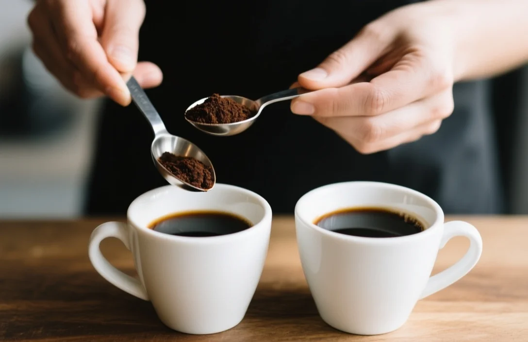 Adjusting scoop ratios for light versus dark roasts - how many scoops for 2 cups of coffee