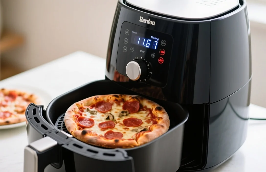 Adjusting temperature settings for thin versus rising crust styles - how long to cook red baron pizza in air fryer​