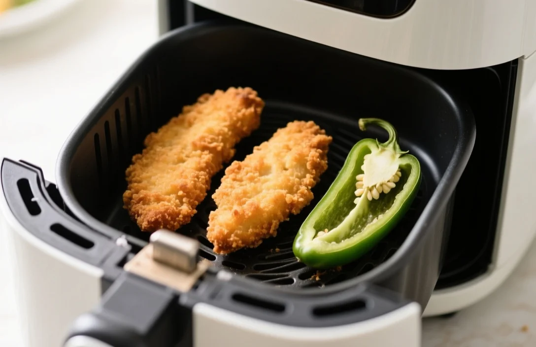 Breaded versus Unbreaded Popper Timing - how long to air fryer frozen jalapeno poppers​