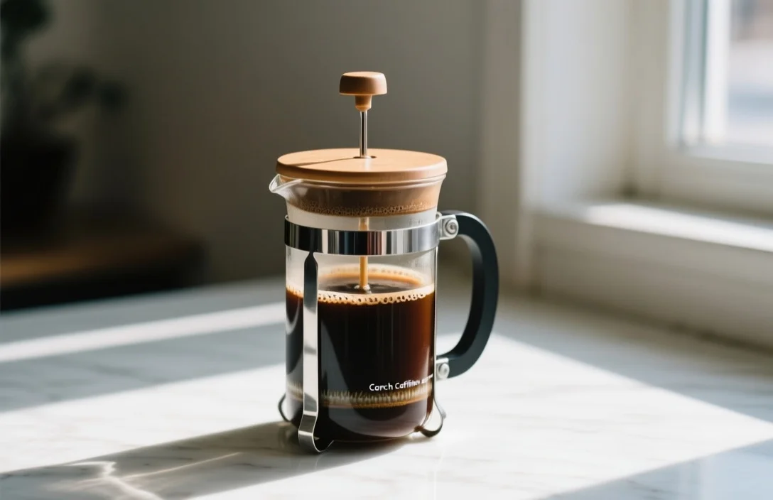 Coffee to water ratio influence on total caffeine content - how much caffeine is in french press coffee​