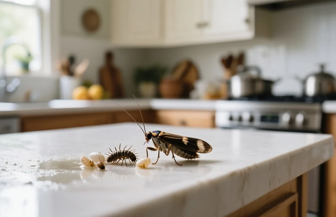 Deep cleaning steps for removing moth larvae and eggs - how to get rid of kitchen moths​