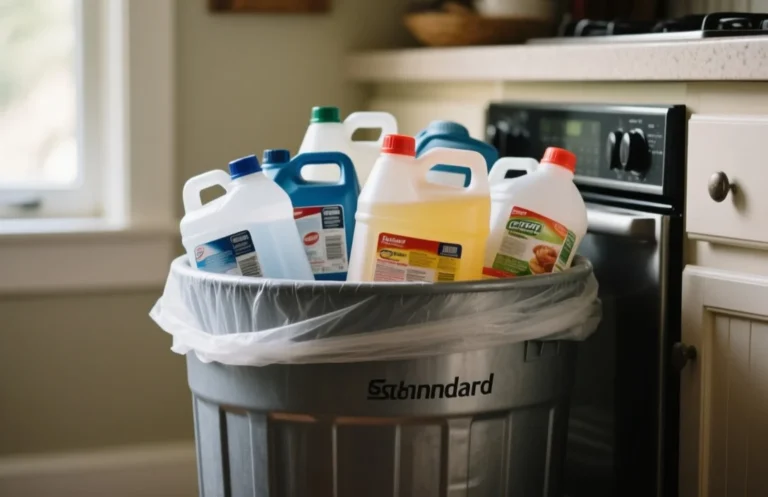 how many gallons is a standard kitchen trash can​