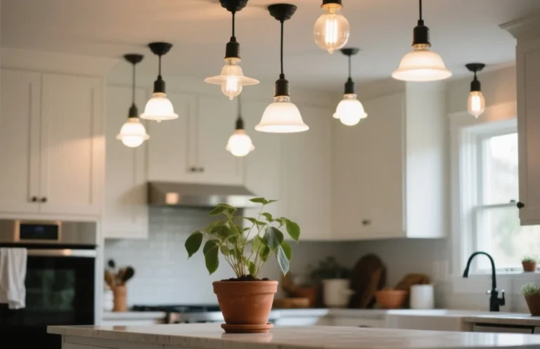 how many pot lights in a kitchen
