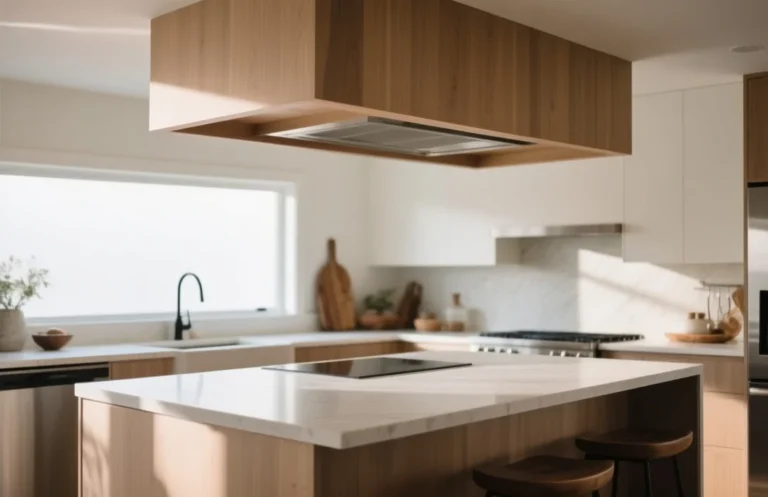 how much of an overhang on a kitchen island