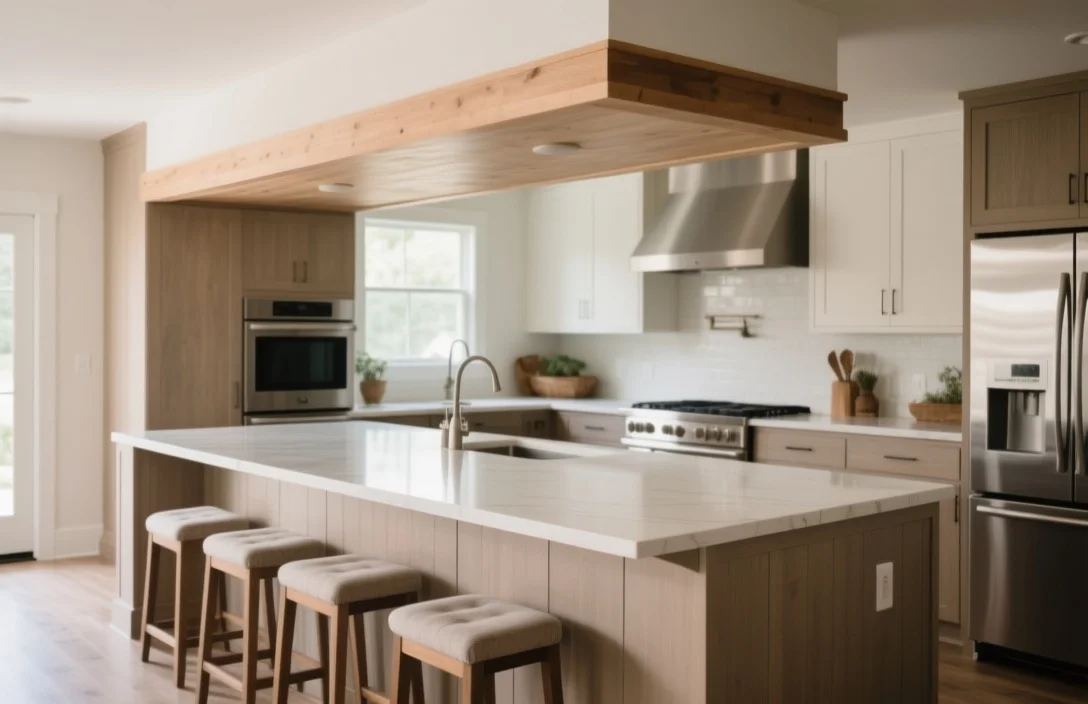 How much of an overhang on a kitchen island is recommended for seating - how much of an overhang on a kitchen island​