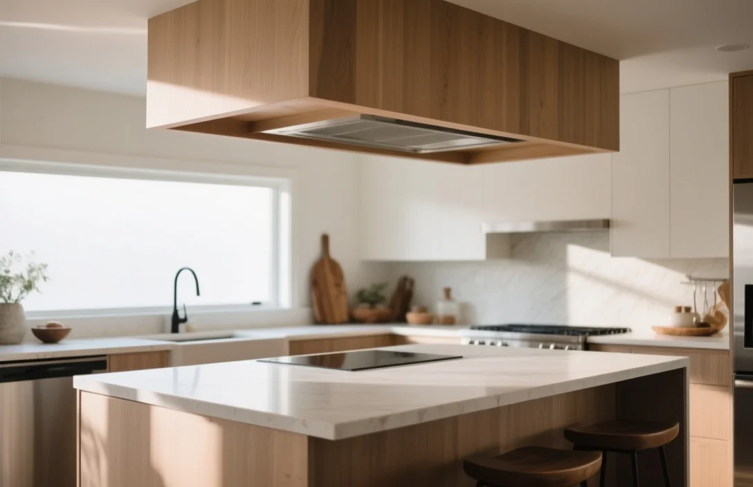 how much of an overhang on a kitchen island​