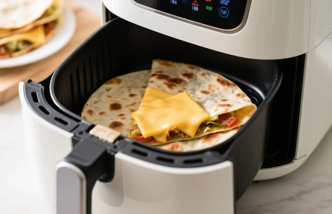 how to make cheese quesadillas in air fryer​