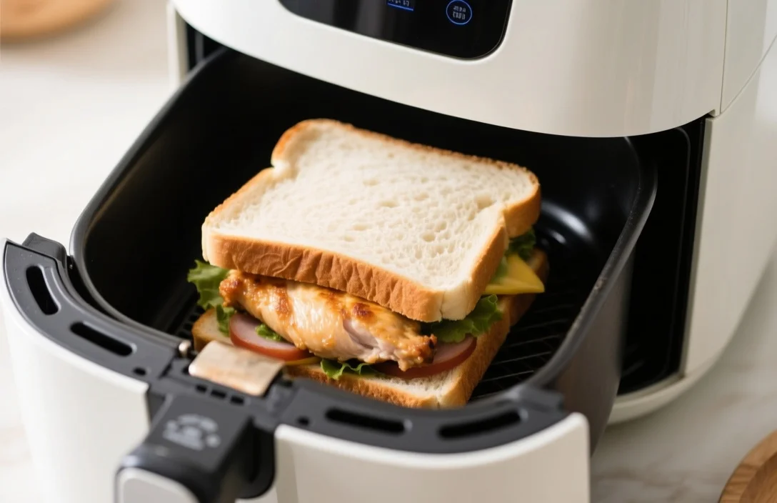 how to reheat chicken sandwich in air fryer