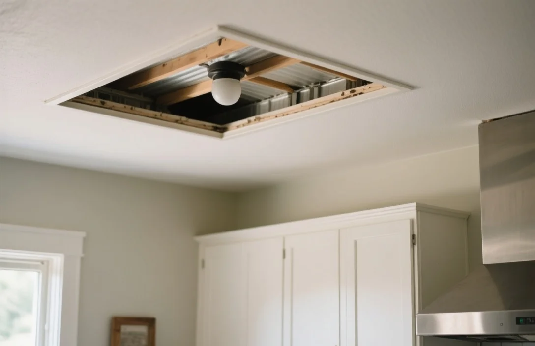 how to remove a soffit in the kitchen