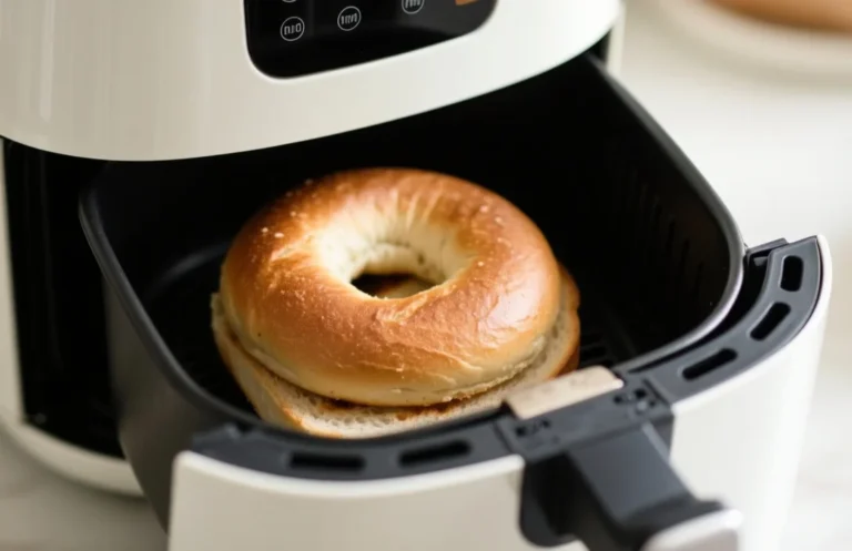 how to toast bagels in air fryer​