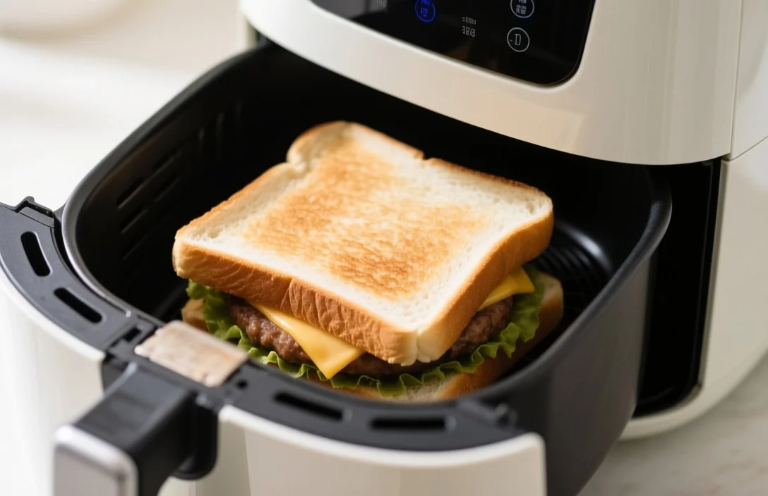 how to toast hamburger buns in air fryer​