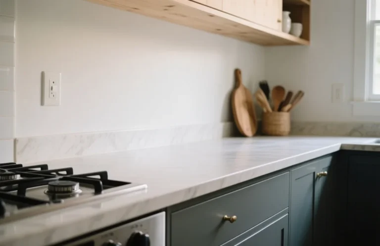 how wide is a standard kitchen countertop​