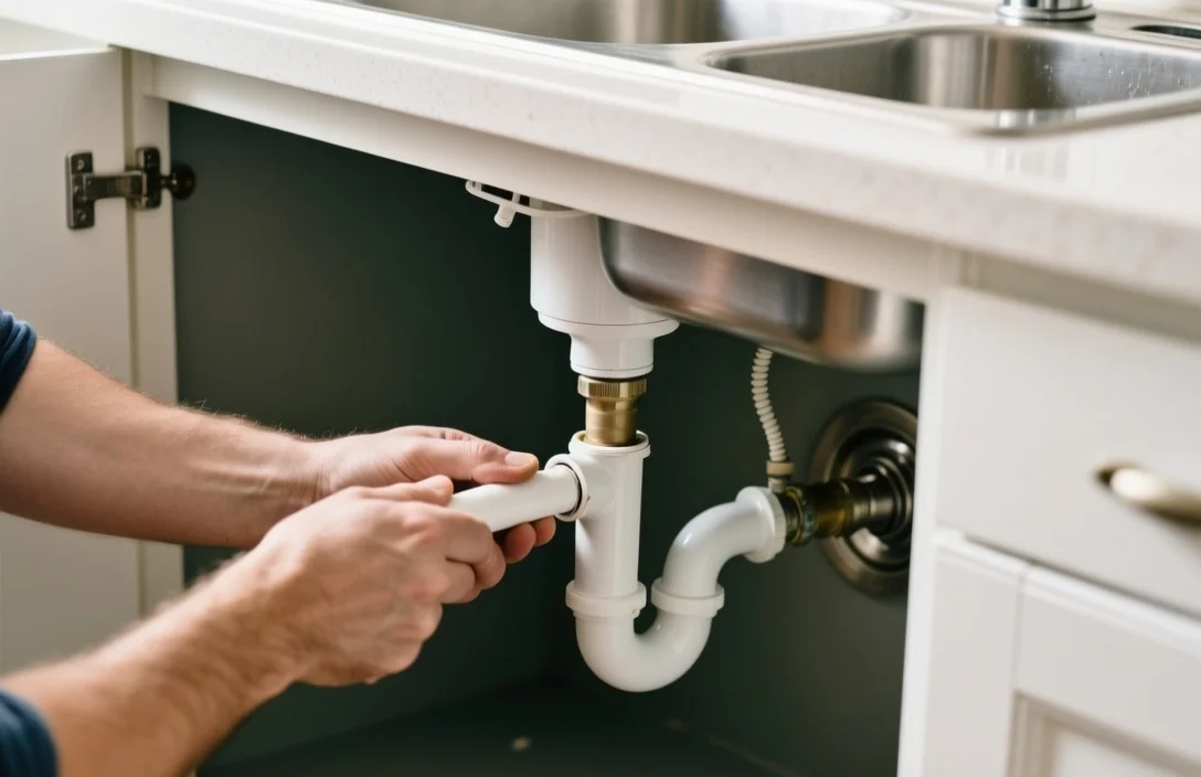 Installing the Drain Assembly - how to connect a kitchen sink drain