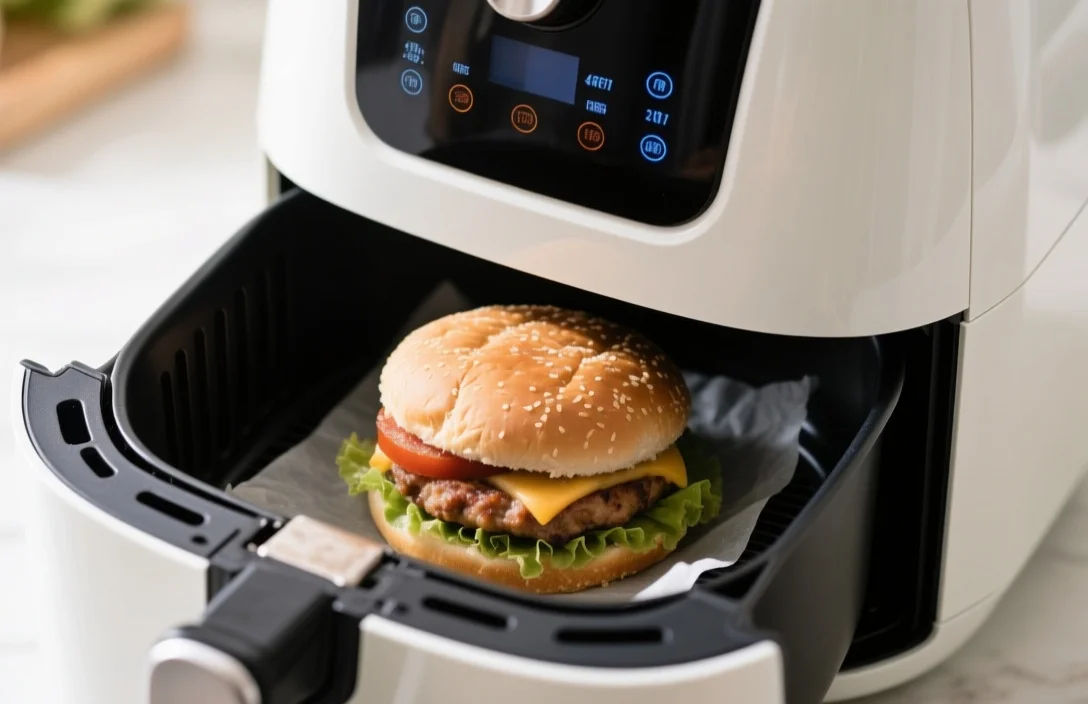 Internal temperature requirements for safe poultry consumption - how long to cook frozen turkey burger in air fryer​