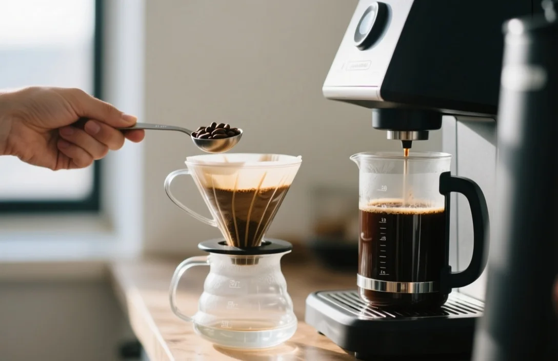 Measuring Coffee for Drip Machines and French Presses - how many scoops of coffee for 8 cups of water