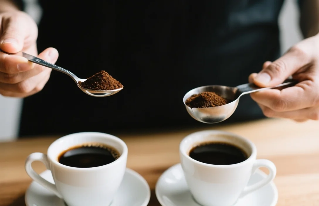 Measuring coffee grounds with tablespoons versus scoops - how many scoops of coffee for 2 cups​