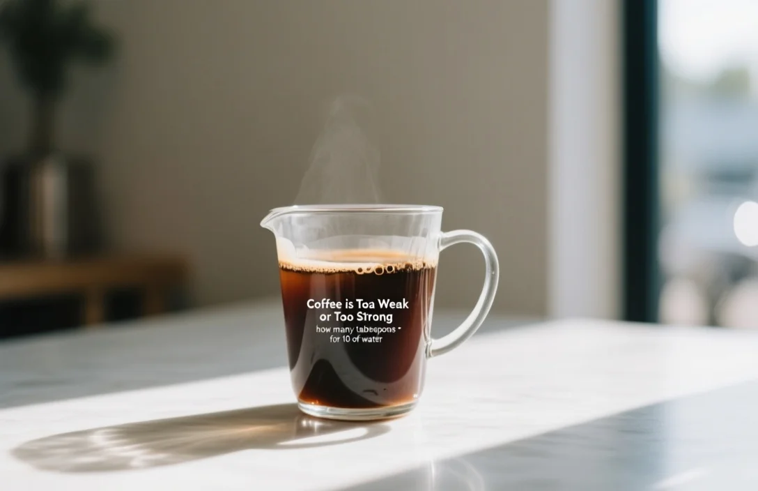 Signs Your Coffee is Too Weak or Too Strong - how many tablespoons of coffee for 10 cups of water​
