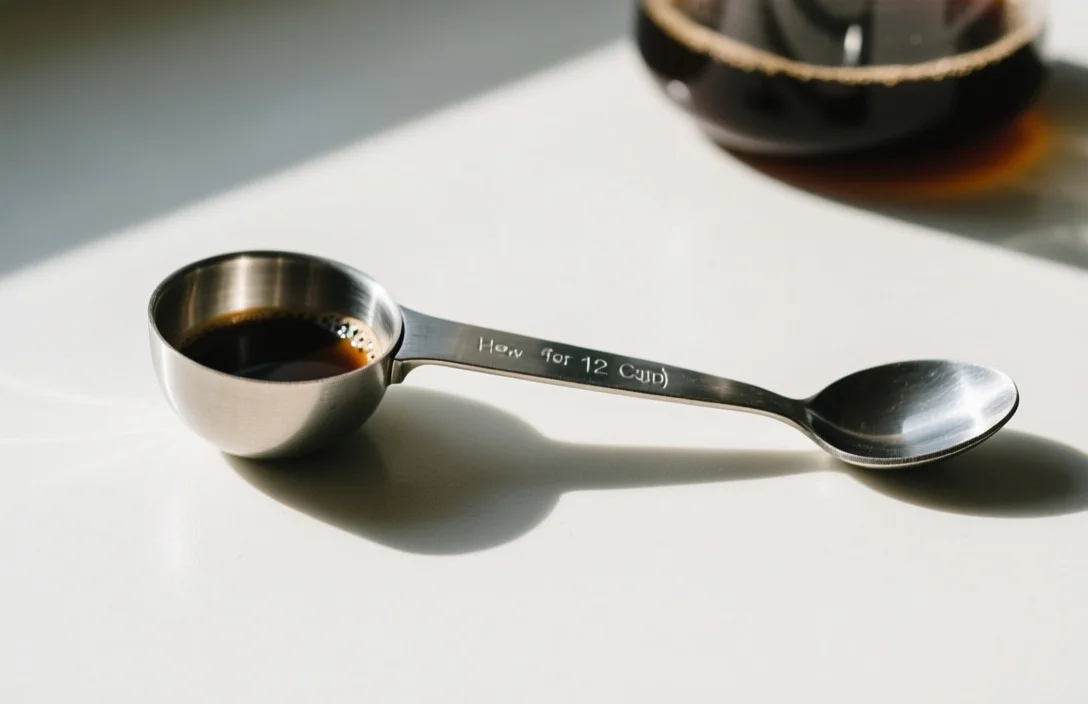 Standard coffee scoop size versus tablespoon measurements - how many scoops for a 12 cup coffee pot