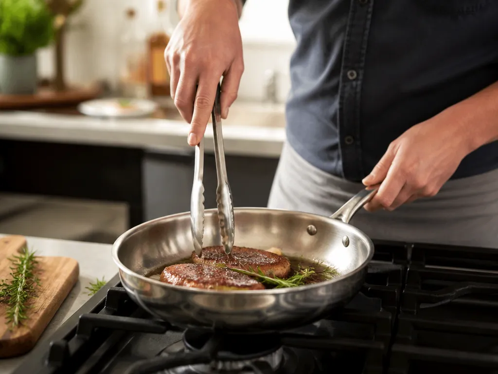A Repeatable Stainless Steel Routine - how to cook with stainless steel pans