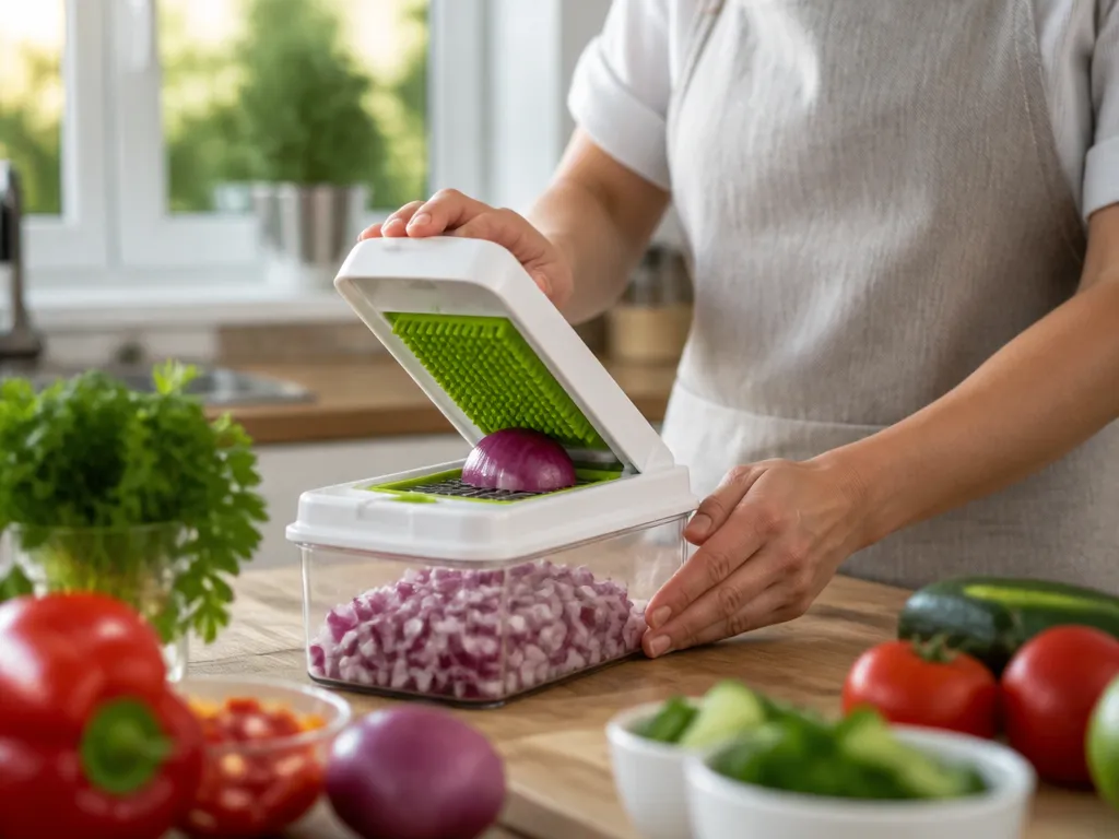 Build a Faster, Cleaner Chopping Workflow - how to use a vegetable chopper