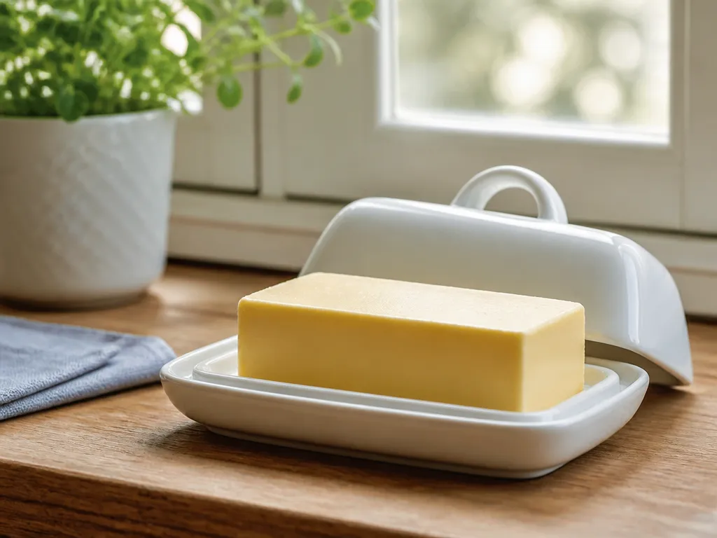 Butter Dish Habits Worth Keeping - how to use a butter dish