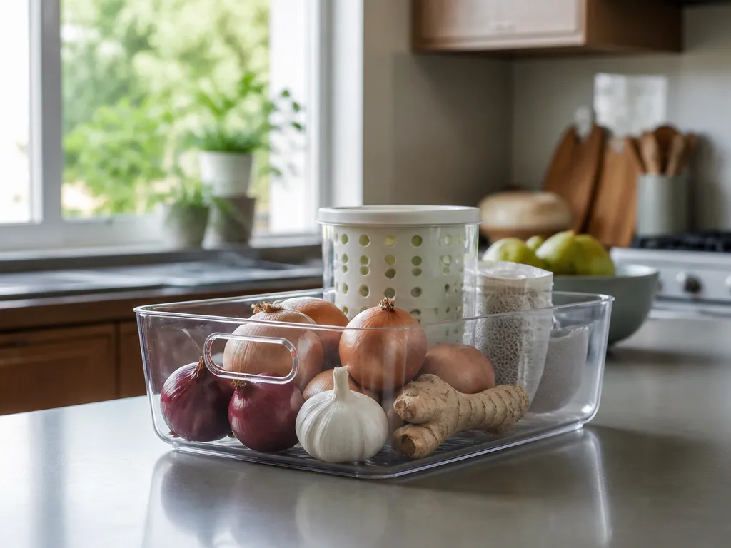 Choose Containers That Prevent Stacking And Spoilage - how to organize a kitchen without a pantry