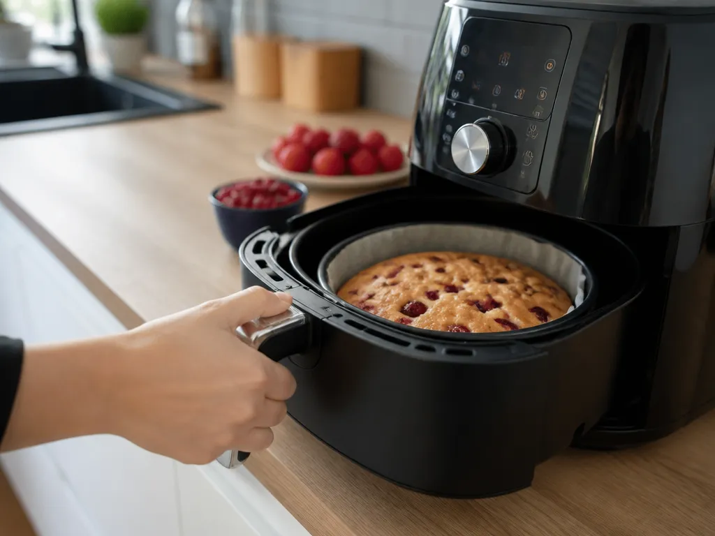 Choosing a Pan for Air Fryer Baking - how to use an air fryer for baking