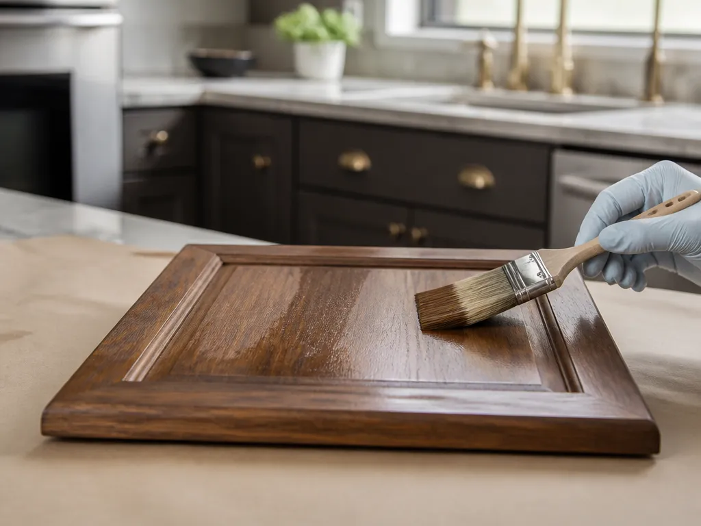 Conditioner choice for a smooth, even stain - how to stain kitchen cabinets without sanding