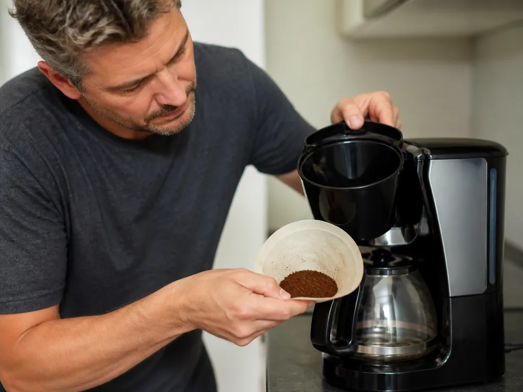 Correct the Filter and Grounds Load - how to fix a coffee maker that is not brewing