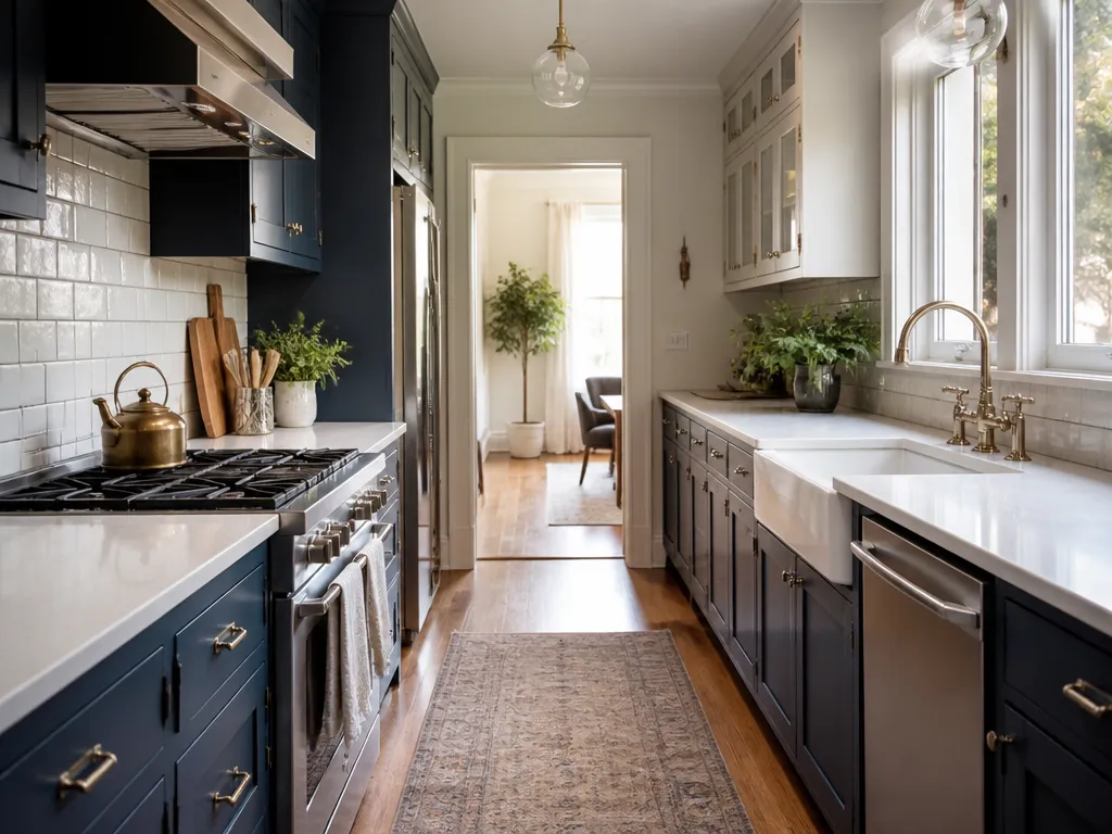 How To Arrange A Galley Kitchen For Flow - how to arrange a galley kitchen