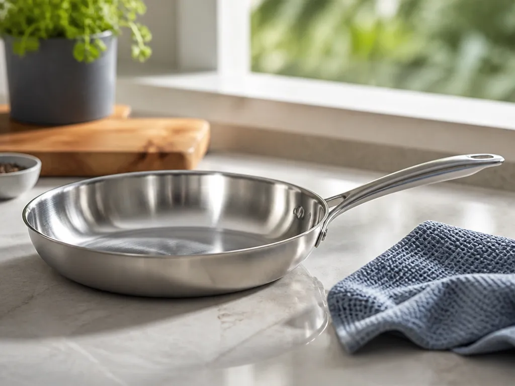 how to care for stainless steel pans