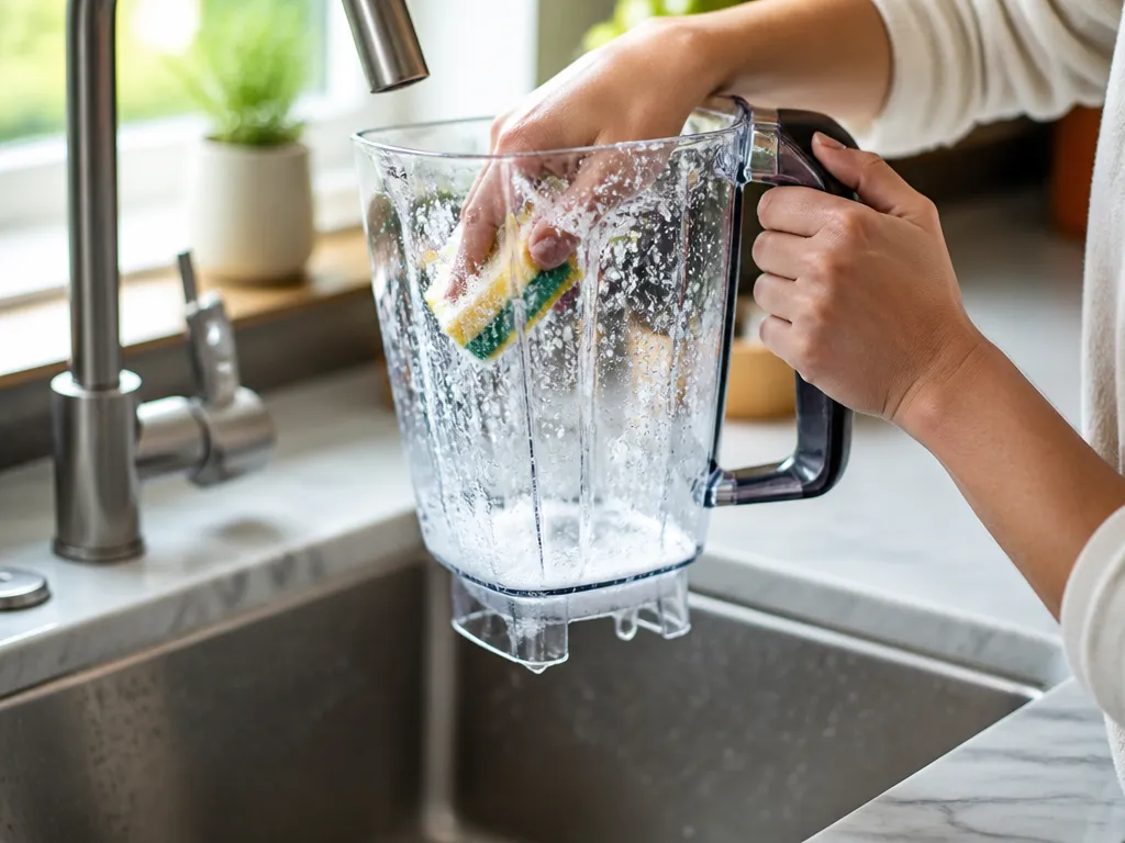 how to clean a blender after making smoothies