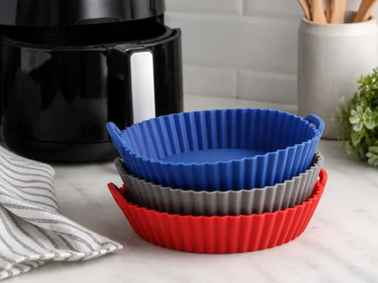 how to clean air fryer silicone inserts