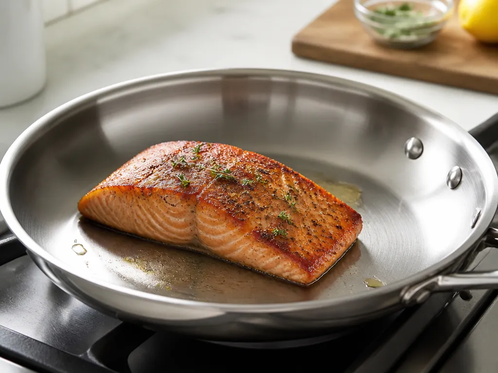 how to cook on stainless steel without sticking