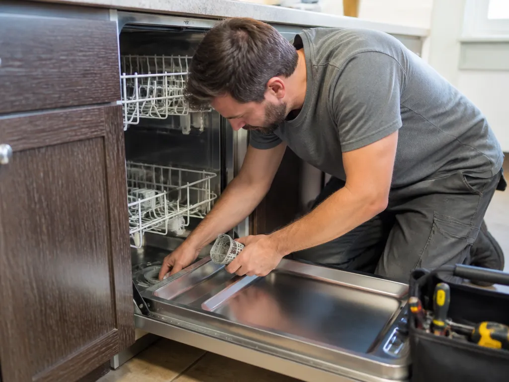 how to fix a dishwasher that is not draining