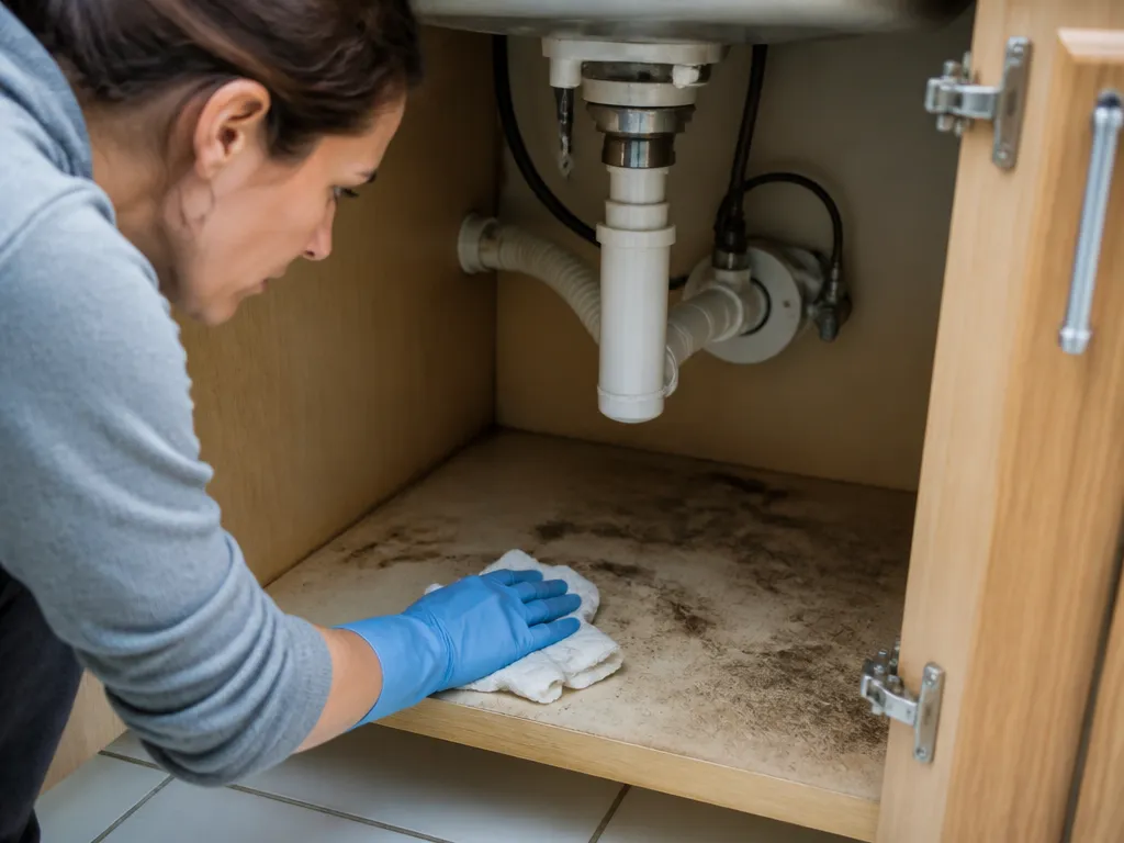 How to Get Rid of Mold Under a Kitchen Sink - how to get rid of mold under kitchen sink