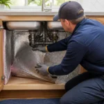 how to insulate under kitchen sink