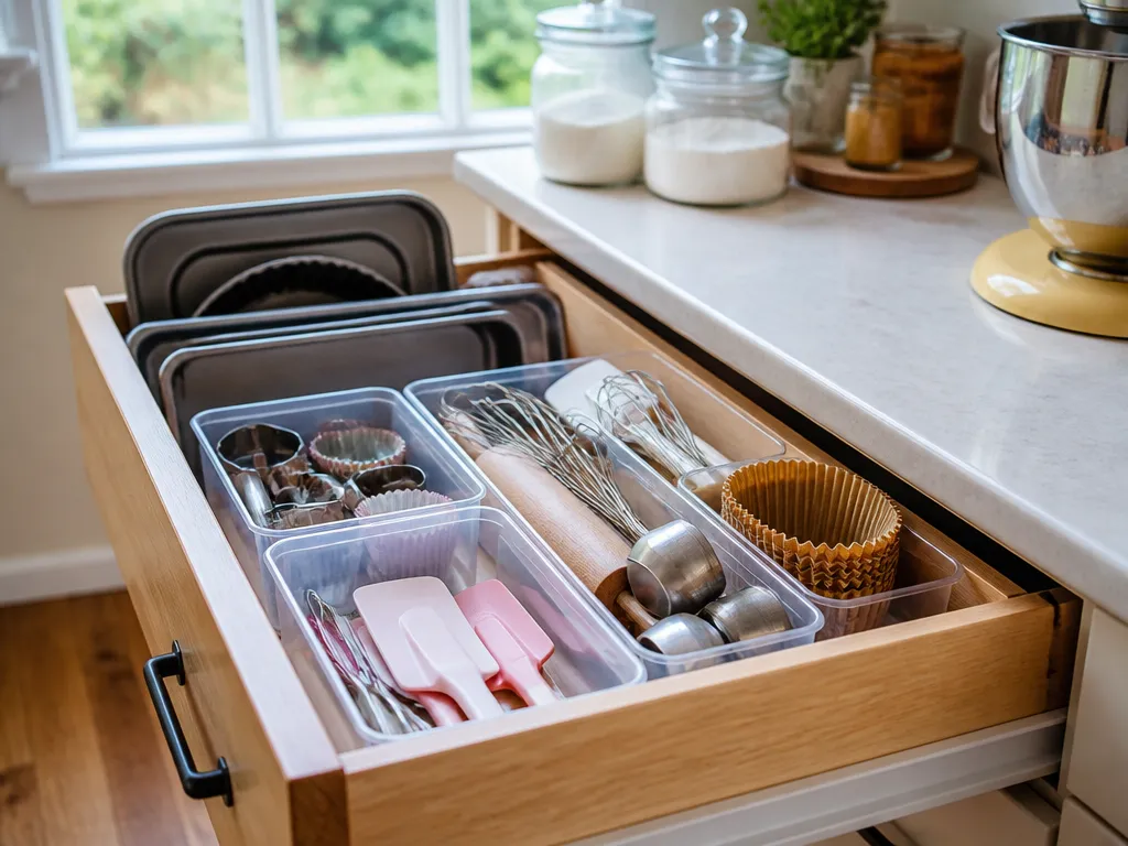 How to Organize Baking Supplies in a Small Kitchen - how to organize baking supplies in small kitchen