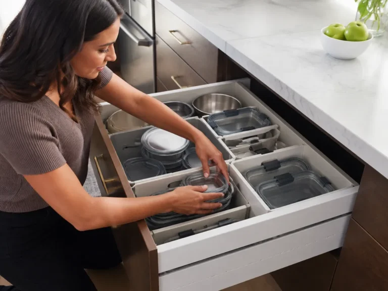 how to organize deep kitchen drawers​