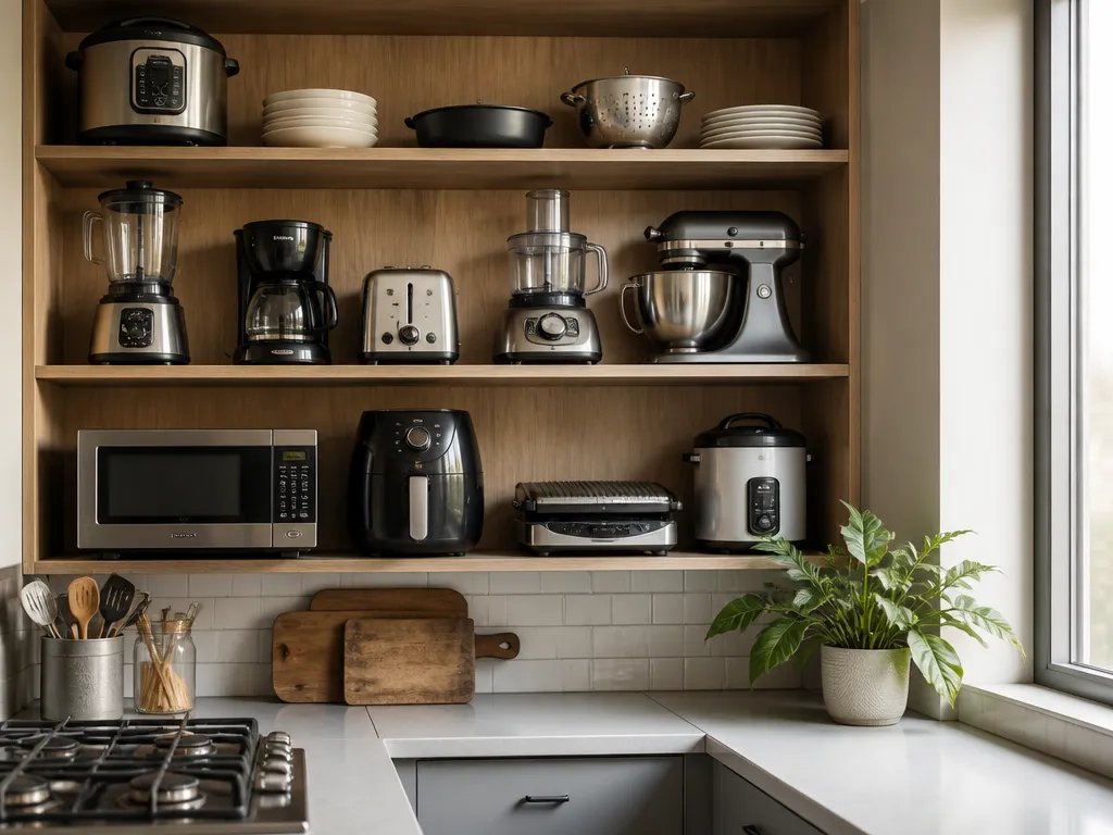 How to organize kitchen appliances based on daily frequency - how to organize kitchen appliances