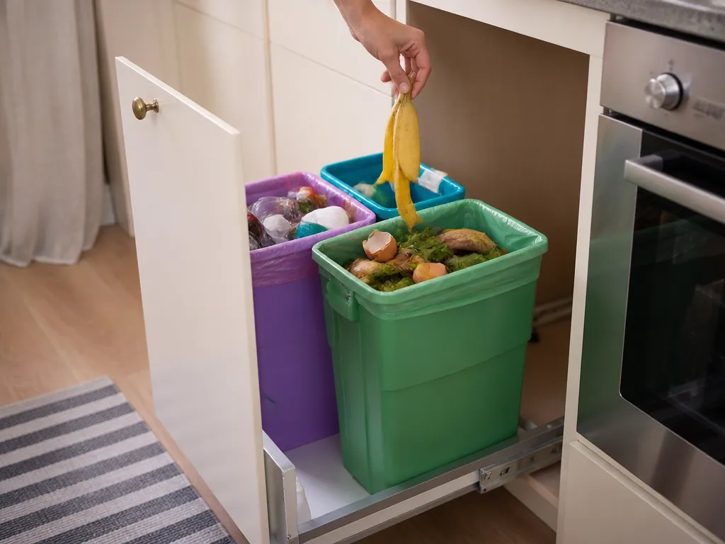 How To Organize Kitchen Waste and Recycling Bins - how to organize kitchen waste and recycling