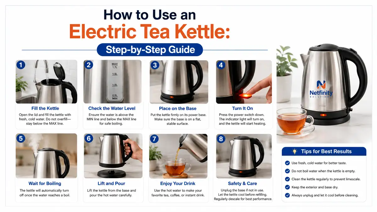 How to Use an Electric Tea Kettle: Complete Guide