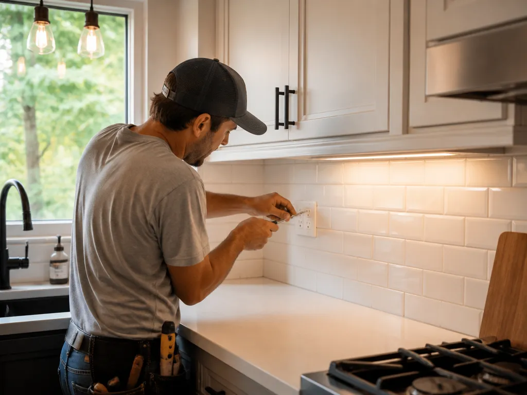Spacing Rules Near Sinks, Stoves, and Islands - how high should kitchen outlets be