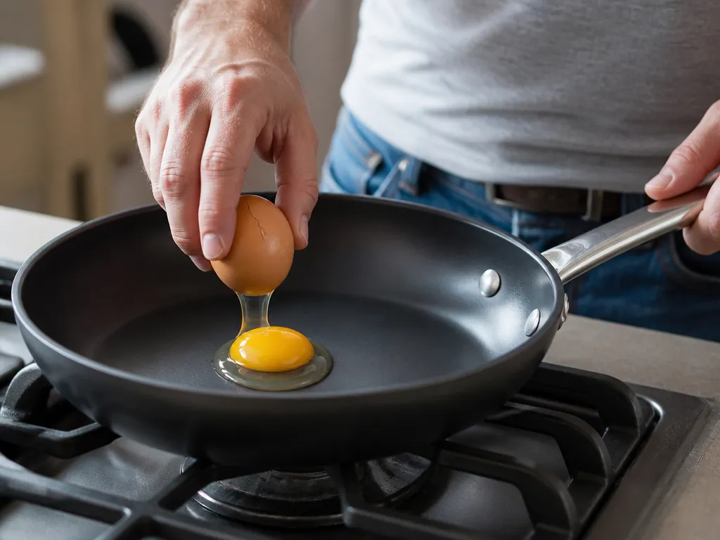 Start with a Clean, Cool Pan - how to know if a pan is non stick