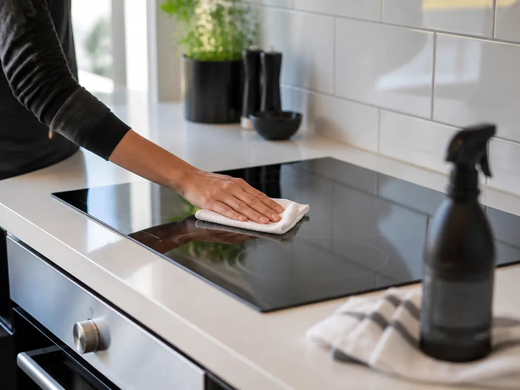 The Fastest Safe Cleaning Routine - how to clean an induction cooktop surface