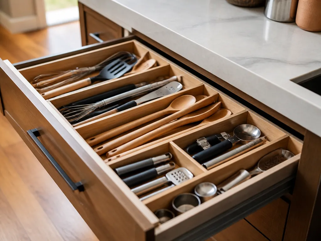 Use these task clusters as a starting point: - how to arrange kitchen tools by cooking frequency